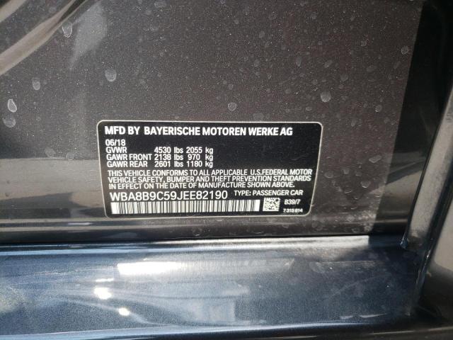 WBA8B9C59JEE82190 BMW 330 I