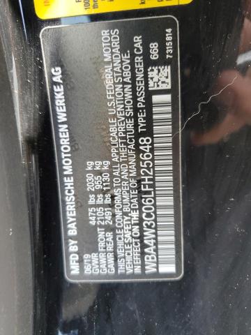 WBA4W3C06LFH25648 BMW 430I