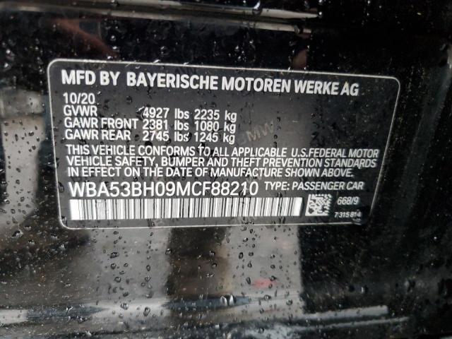 WBA53BH09MCF88210 BMW 530 I