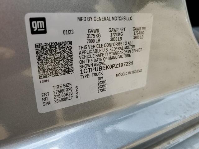 1GTPUBEK0PZ197234 GMC Sierra K1500 Sle