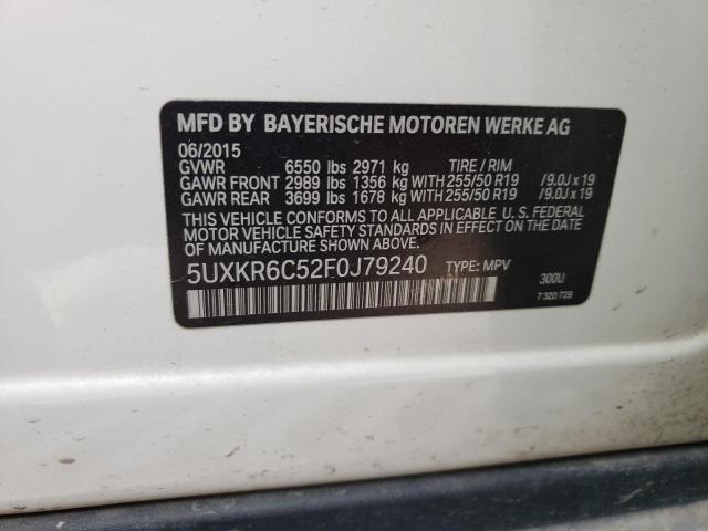5UXKR6C52F0J79240 BMW X5 Xdrive50i