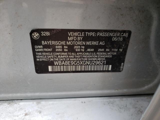 WBA8E9G5XGNU29621 BMW 328 I Sulev