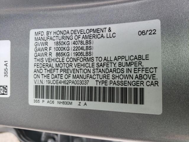 19UDE4H62PA003037 Acura Integra A-spec Tech