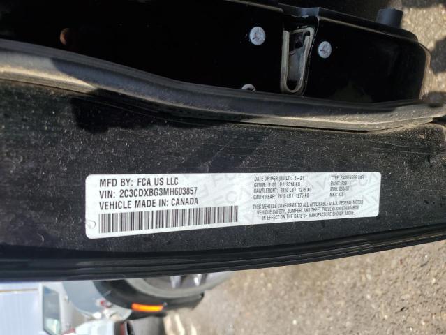 2C3CDXBG3MH603857 Dodge Charger Sxt