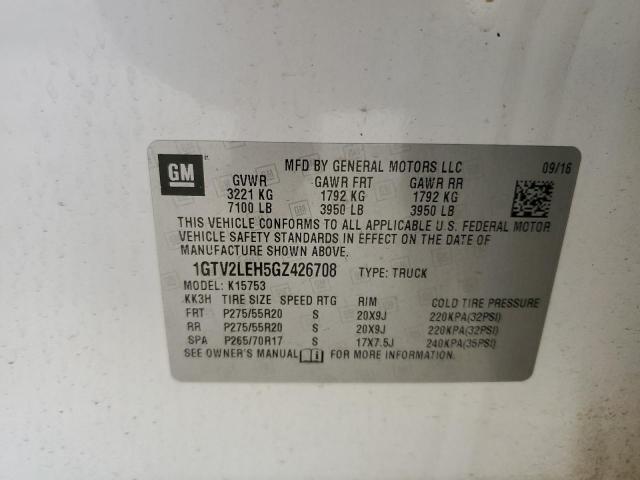 1GTV2LEH5GZ426708 GMC Sierra K1500