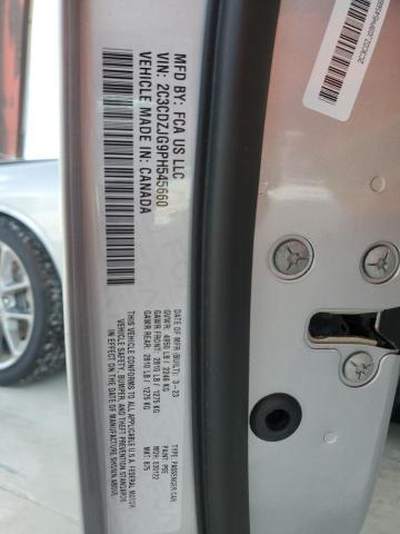 2C3CDZJG9PH545660 Dodge Challenger Gt