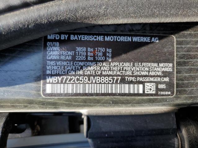 WBY7Z2C59JVB88577 BMW I3 Bev