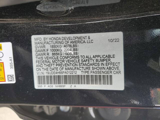 19UDE4H66PA012212 Acura Integra A-spec Tech