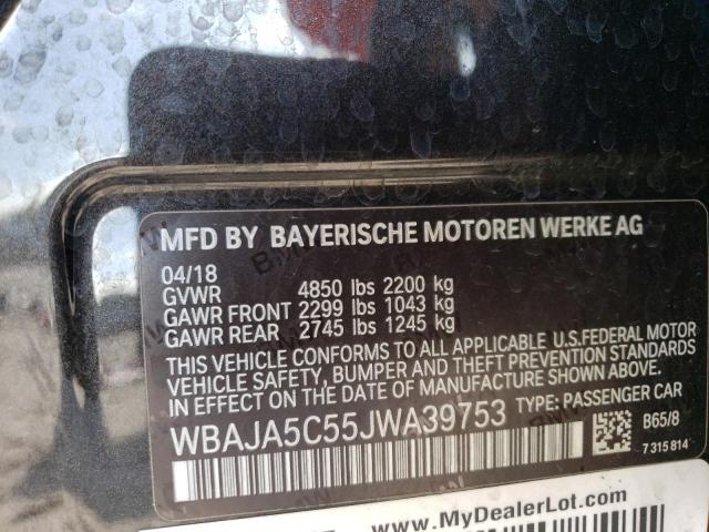 WBAJA5C55JWA39753 BMW 530 I