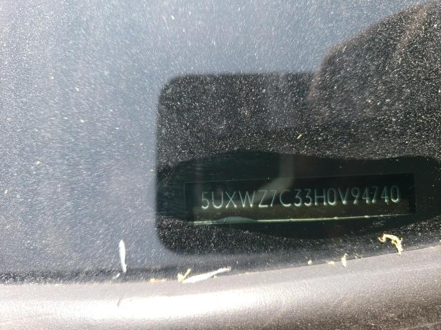 5UXWZ7C33H0V94740 BMW X3 Sdrive28i