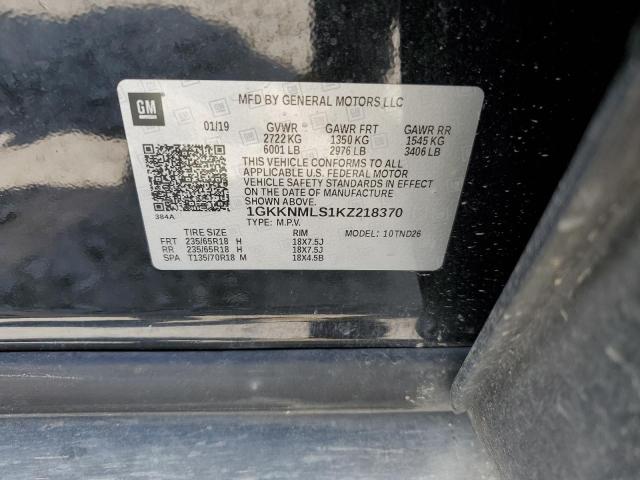 1GKKNMLS1KZ218370 GMC Acadia Slt-1
