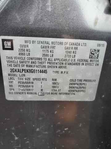 2GKALPEK8G6114445 GMC Terrain Slt