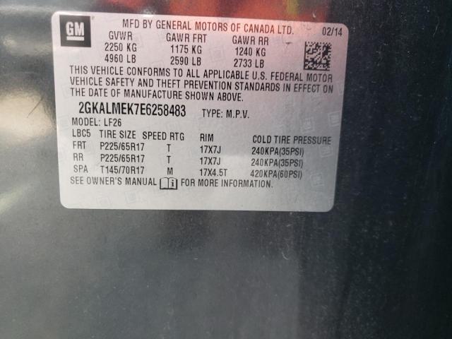 2GKALMEK7E6258483 GMC Terrain Sle