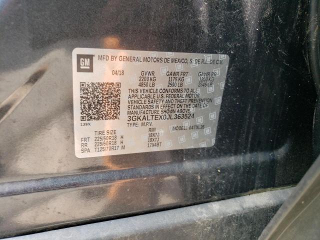 3GKALTEX0JL363524 GMC Terrain Sle
