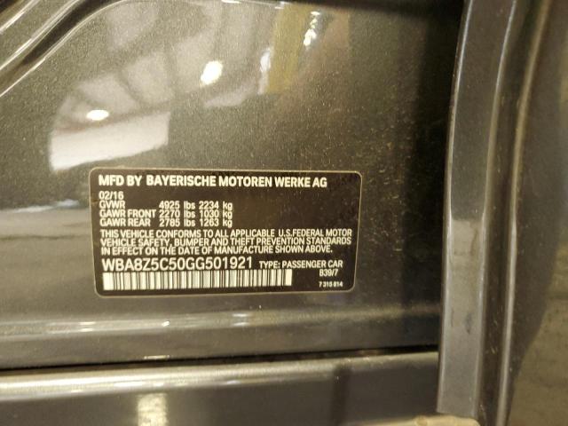 WBA8Z5C50GG501921 BMW 328 Xigt Sulev