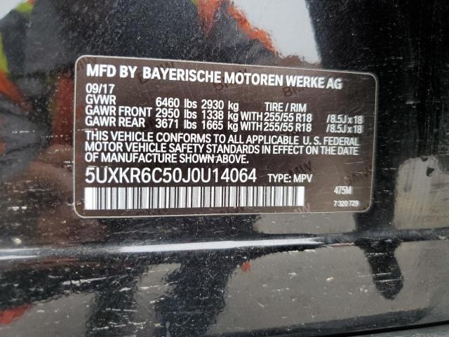 5UXKR6C50J0U14064 BMW X5 Xdrive50i