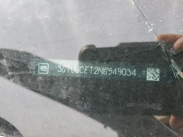 3GTUUCET2NG549034 GMC Sierra K1500 Elevation