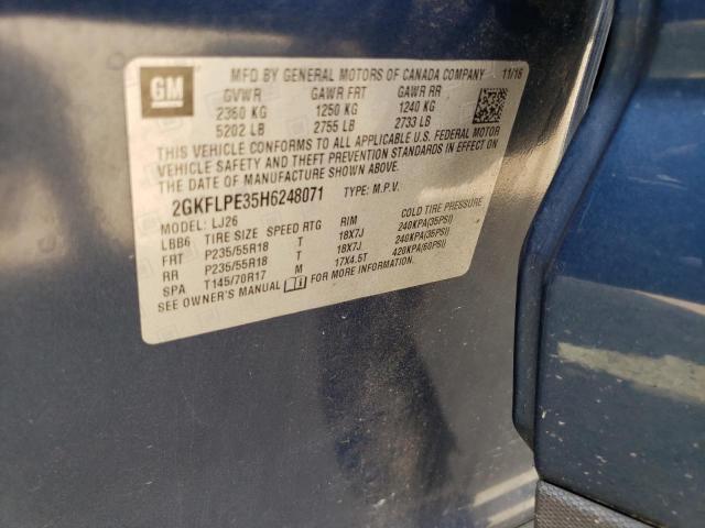 2GKFLPE35H6248071 GMC Terrain Slt