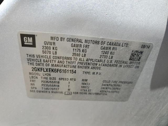 2GKFLXEK6F6161154 GMC Terrain Slt