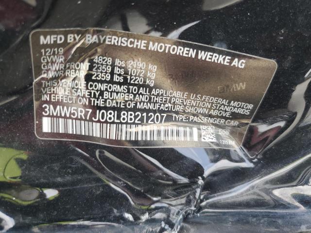 3MW5R7J08L8B21207 BMW 330XI
