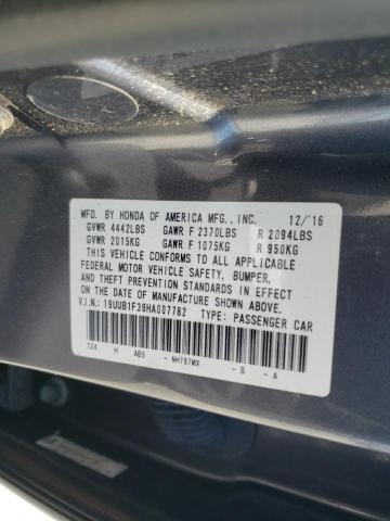 19UUB1F39HA007782 Acura TLX