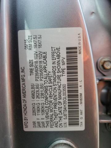 5J8TB4H35GL003550 Acura RDX