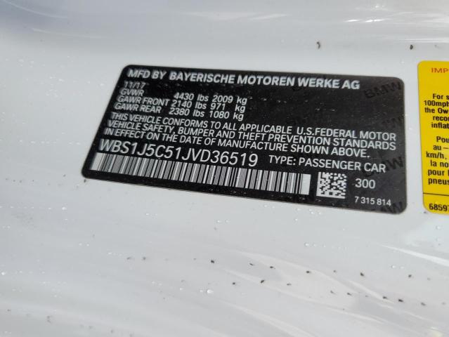 WBS1J5C51JVD36519 BMW M2