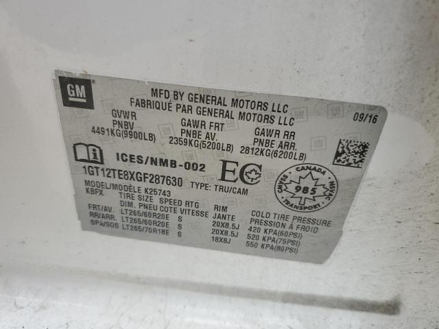 1GT12TE8XGF287630 GMC Sierra K2500 Slt