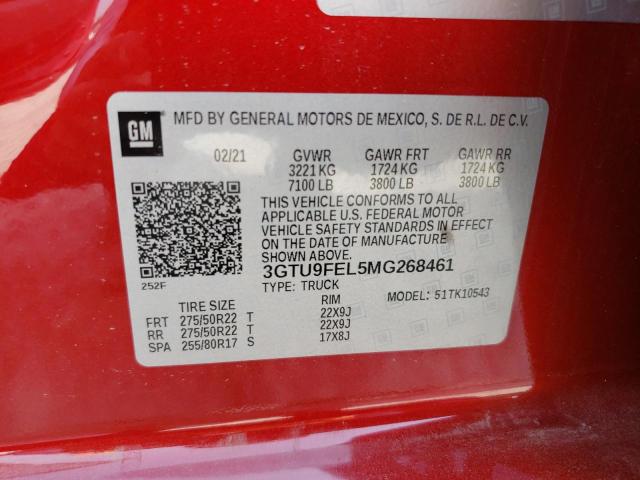 3GTU9FEL5MG268461 GMC Sierra K1500 Denali