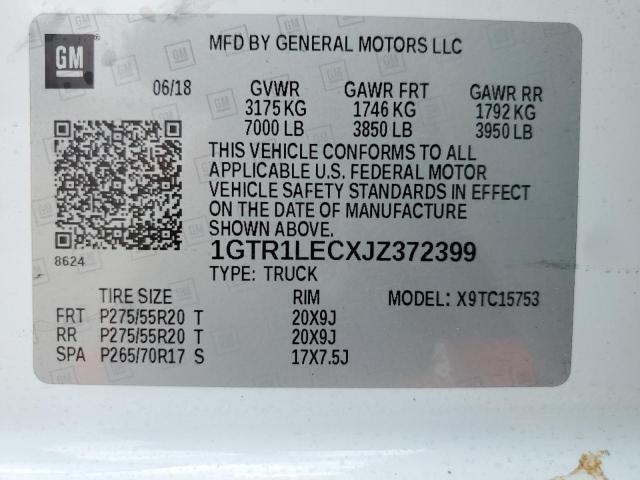 1GTR1LECXJZ372399 GMC Sierra C1500