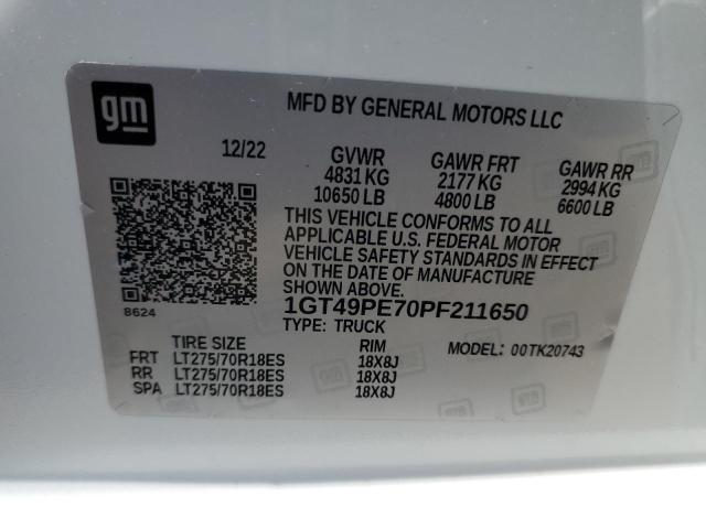 1GT49PE70PF211650 GMC Sierra K2500 At4