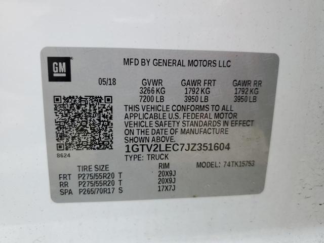 1GTV2LEC7JZ351604 GMC Sierra K1500