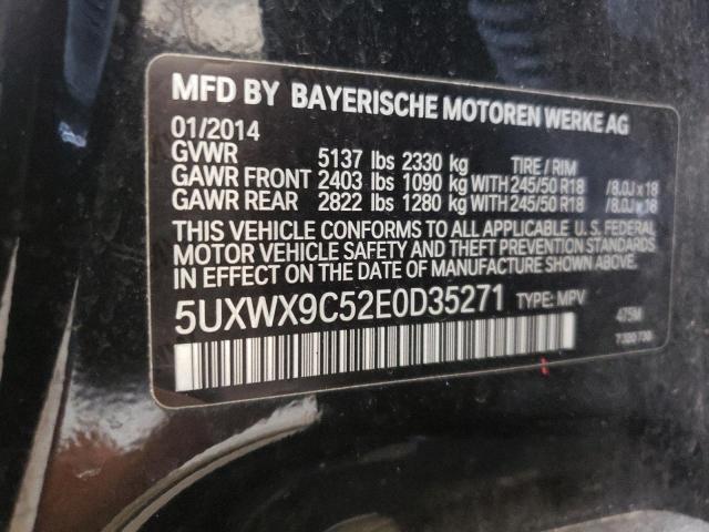 5UXWX9C52E0D35271 BMW X3 Xdrive28i
