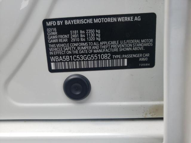 WBA5B1C53GG551082 BMW 535 I