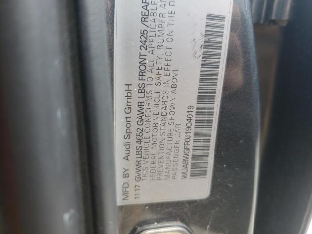 WUABWGFF0J1904019 Audi RS3