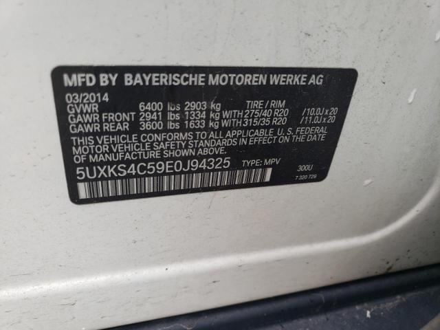5UXKS4C59E0J94325 BMW X5 Xdrive35d