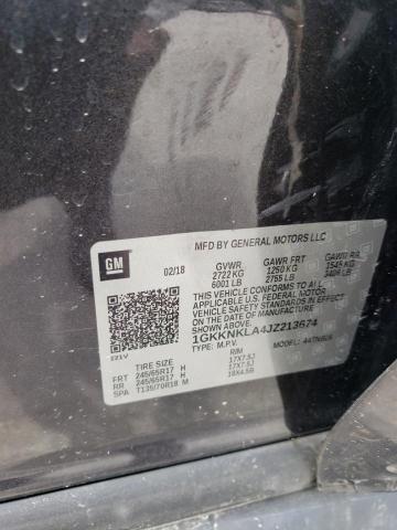 1GKKNKLA4JZ213674 GMC ACADIA SLE