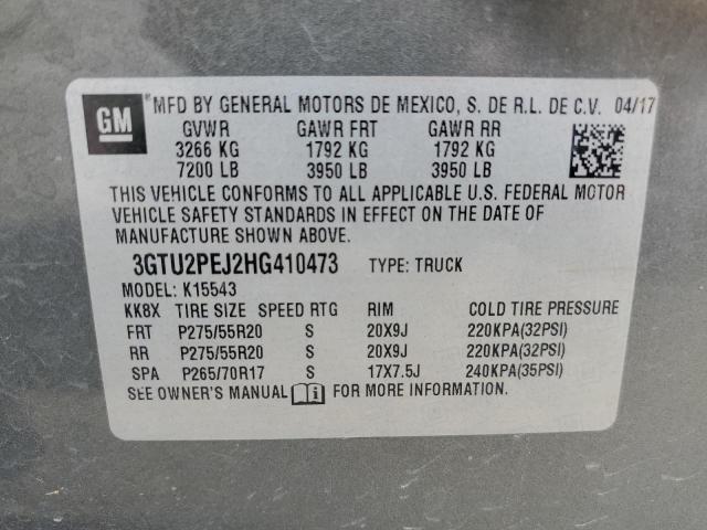 3GTU2PEJ2HG410473 GMC Sierra K1500 Denali