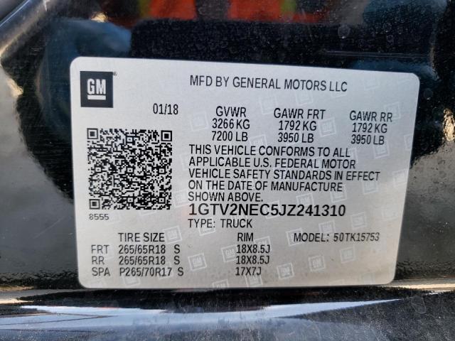 1GTV2NEC5JZ241310 GMC Sierra K1500 Slt