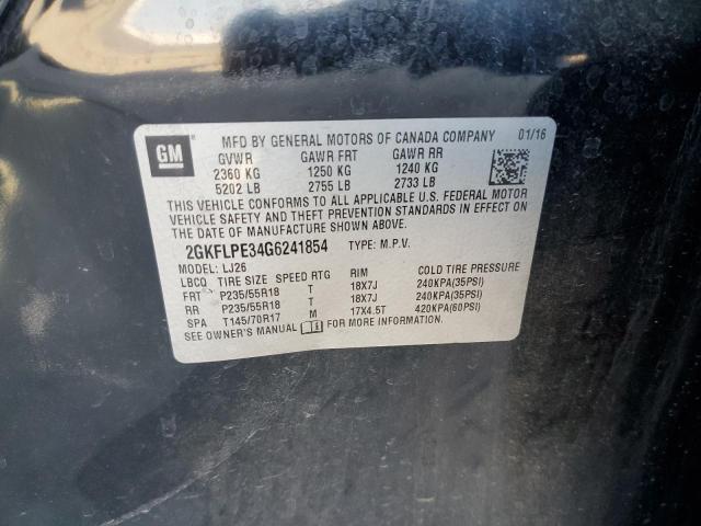2GKFLPE34G6241854 GMC Terrain Slt