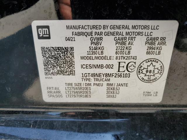 1GT49NEY8MF256103 GMC Sierra K2500 Slt