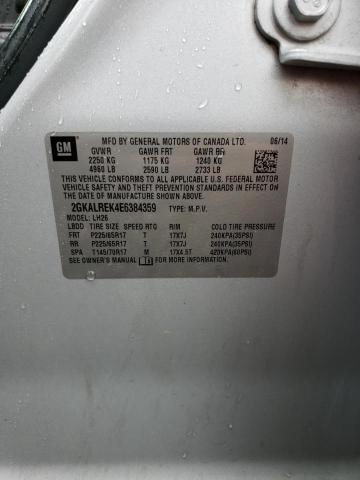 2GKALREK4E6384359 GMC Terrain Sle