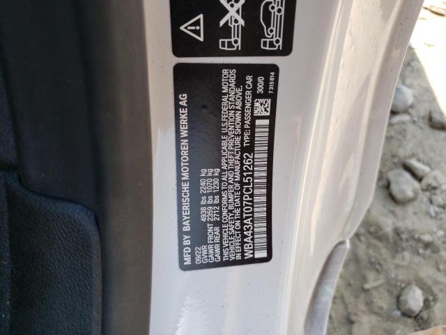 WBA43AT07PCL51262 BMW 430xi