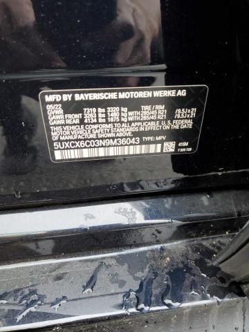 5UXCX6C03N9M36043 BMW X7 M50i