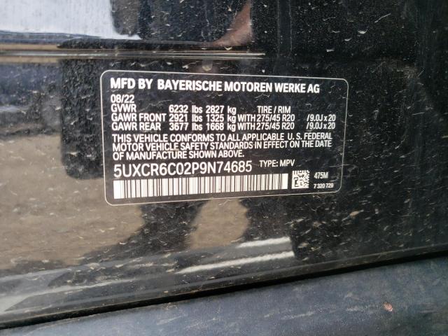 5UXCR6C02P9N74685 BMW X5 Xdrive40i