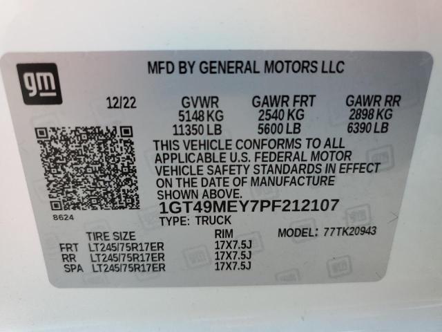 1GT49MEY7PF212107 GMC Sierra K2500 Sle