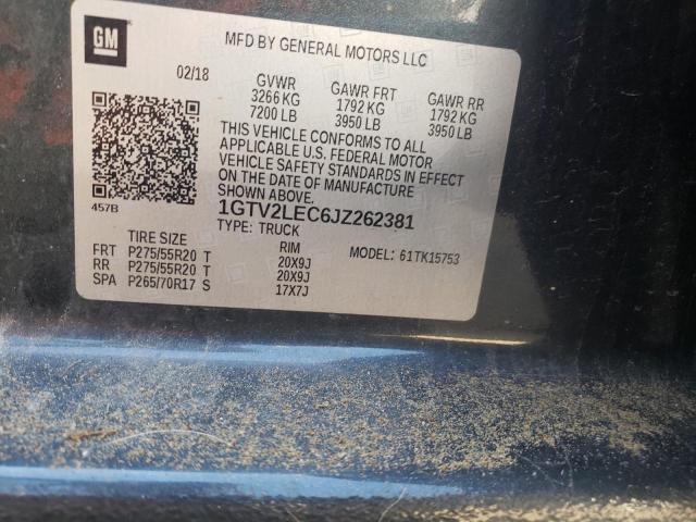 1GTV2LEC6JZ262381 GMC Sierra K1500