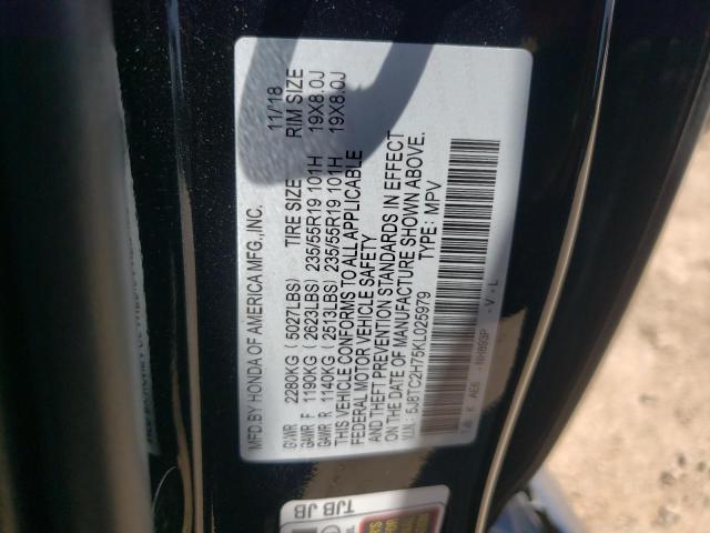 5J8TC2H75KL025979 Acura Rdx Advance