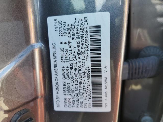 19UUB3F49KA005994 Acura Tlx Technology