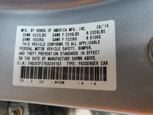 1HGCR2F37EA254193 Honda ACCORD LX